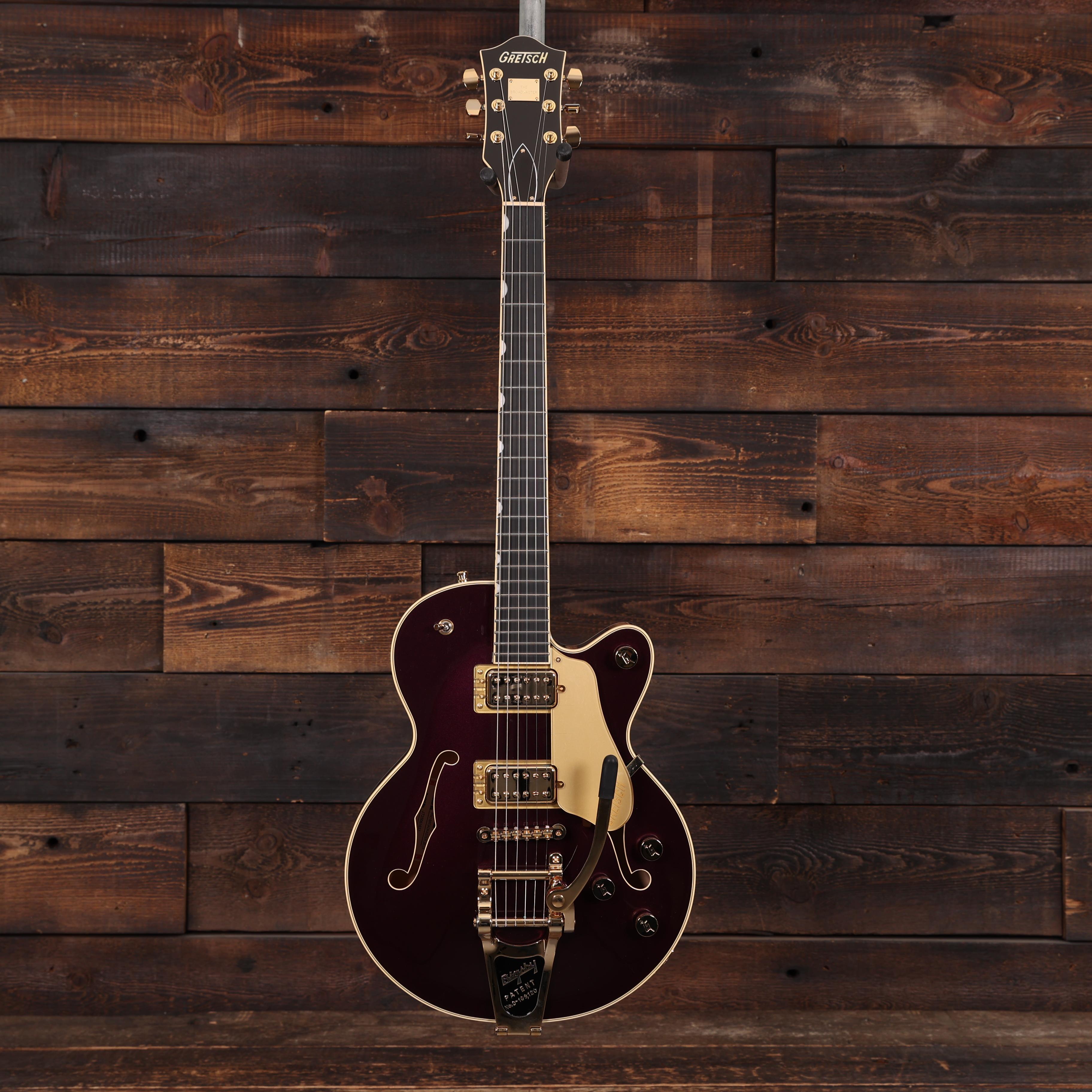 Gretsch Broadkaster Jr LX Center Block Bigsby Guitar In Blackberry